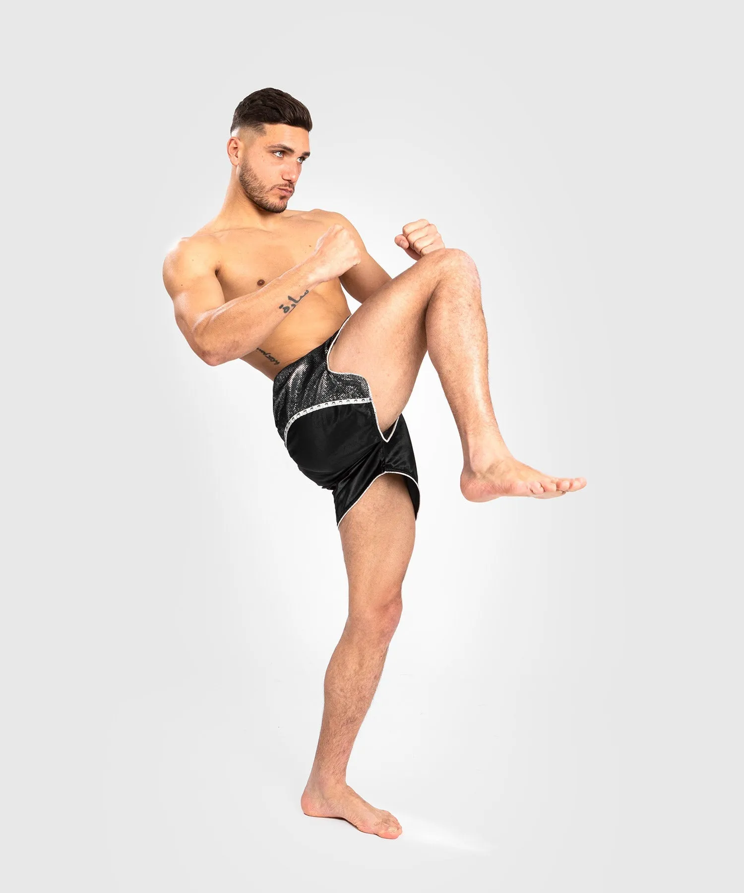 Venum Absolute 2.0 Muay Thai Shorts - Black/Silver