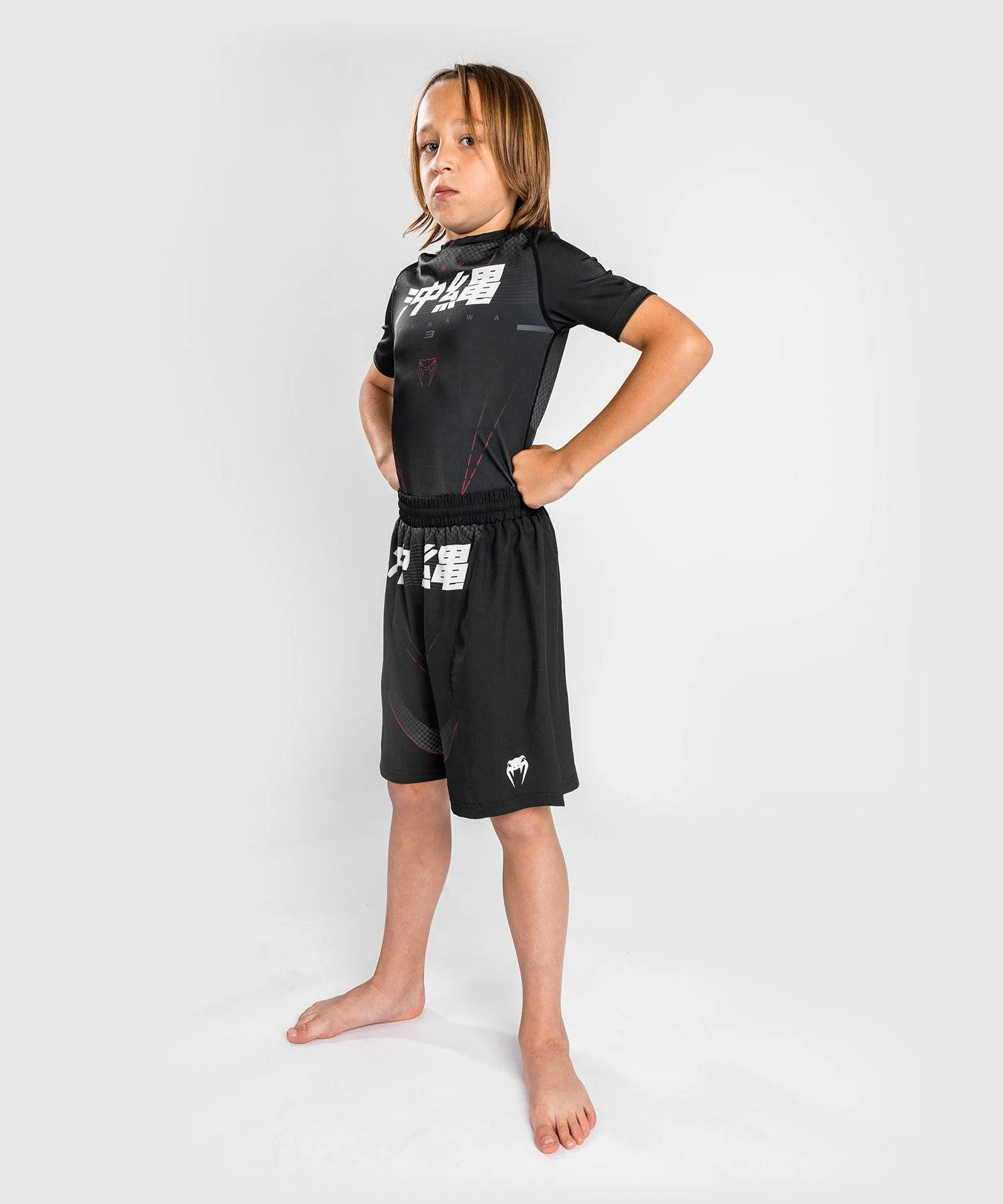 Venum Okinawa 3.0 Training Shorts - For Kids - Black/Red