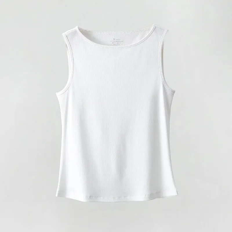 Women’s Ribbed Cotton Tank Top