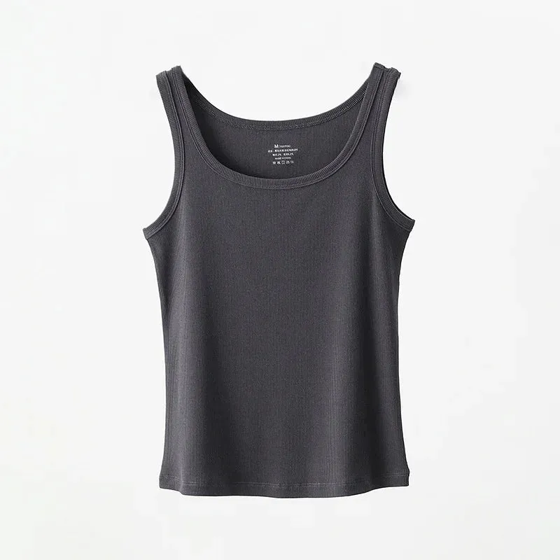 Women’s Ribbed Cotton Tank Top