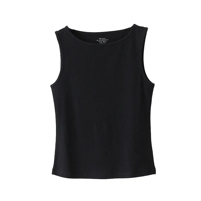 Women’s Ribbed Cotton Tank Top