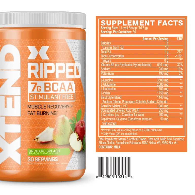 XTEND Ripped BCAA Powder